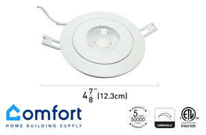 Eyeball LED Recessed Downlight 4-inch 12W (CEL4-B 4" Dimmable 3000K)
