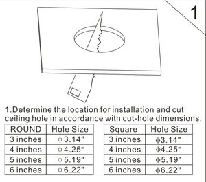 Eyeball LED Recessed Downlight 4-inch 12W (CEL4-A 4" Dimmable ETL Listed 3000K)