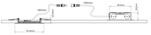 Eyeball LED Recessed Downlight 4-inch 12W (CEL4-A 4" Dimmable ETL Listed 3000K)